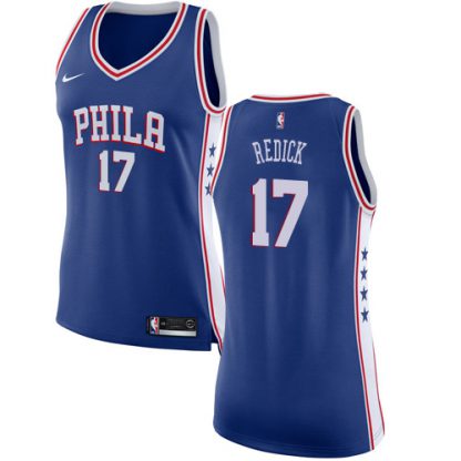 Nike Philadelphia 76ers #17 JJ Redick Blue Women's NBA Swingman Icon Edition Jersey
