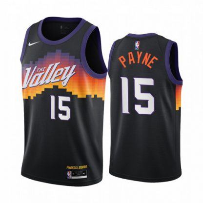 Nike Phoenix Suns #15 Cameron Payne Black Youth NBA Swingman 2020-21 City Edition Jersey