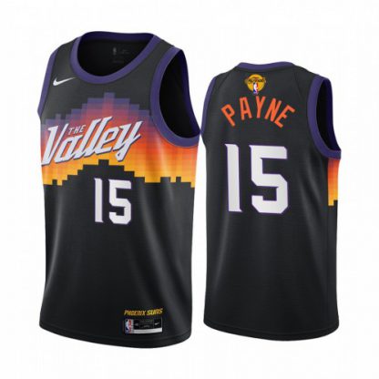 Nike Phoenix Suns #15 Cameron Payne Men's 2021 NBA Finals Bound City Edition Jersey Black