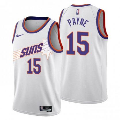 Nike Phoenix Suns #15 Cameron Payne Men's 2022-23 City Edition NBA Jersey - Cherry Blossom White