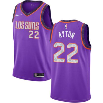 Nike Phoenix Suns #22 Deandre Ayton Purple NBA Swingman City Edition 2018/19 Jersey