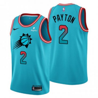 Nike Phoenix Suns #2 Elfrid Payton Men's 2022-23 City Edition NBA Jersey - Cherry Blossom Blue