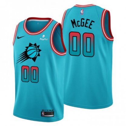 Nike Phoenix Suns #00 Javale McGee Men's 2022-23 City Edition NBA Jersey - Cherry Blossom Blue