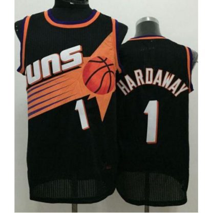 Phoenix Suns #1 Penny Hardaway Black Throwback Stitched NBA Jersey