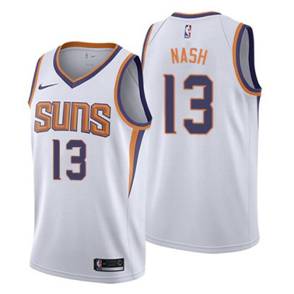 Nike Phoenix Suns #13 Steve Nash White Youth NBA Swingman Association Edition Jersey