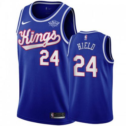 Nike Sacramento Kings #24 Buddy Hield Hardwood Classic Finished Swingman NBA Jersey Blue