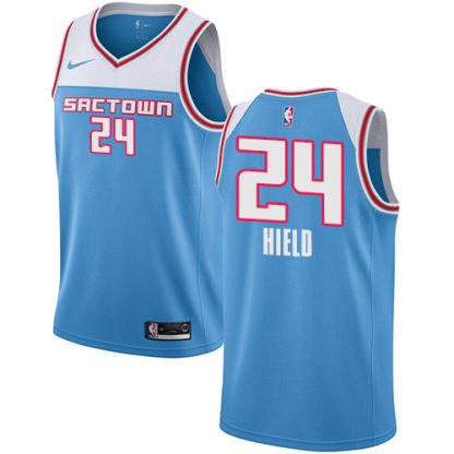 Nike Sacramento Kings #24 Buddy Hield Blue NBA Swingman City Edition 2018/19 Jersey