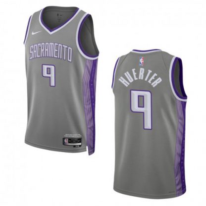 Sacramento Sacramento Kings #9 Kevin Huerter Unisex Nike Anthracite 2022-23 Swingman Jersey - City Edition