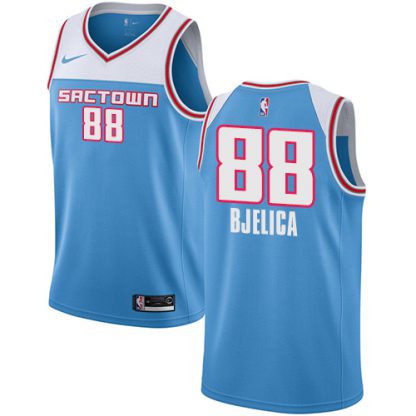 Nike Sacramento Kings #88 Nemanja Bjelica Blue NBA Swingman City Edition 2018/19 Jersey