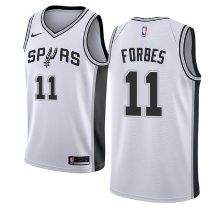 Nike San Antonio Spurs #11 Bryn Forbes White NBA Swingman Association Edition Jersey