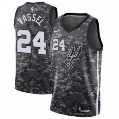 Nike San Antonio Spurs #24 Devin Vassell Black Women's NBA Swingman City Edition 2018/19 Jersey