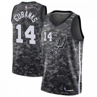 Nike San Antonio Spurs #14 Drew Eubanks Black Women's NBA Swingman City Edition 2018/19 Jersey