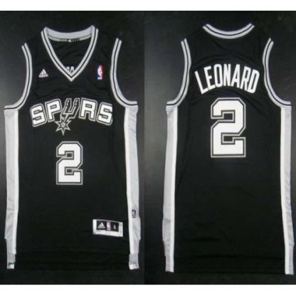 Revolution 30 San Antonio Spurs #2 Kawhi Leonard Black Stitched NBA Jersey