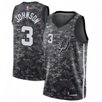 Nike San Antonio Spurs #3 Keldon Johnson Black Women's NBA Swingman City Edition 2018/19 Jersey