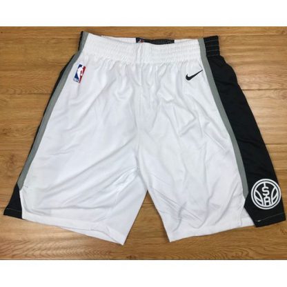Men's San Antonio San Antonio Spurs Nike White Swingman Basketball Shorts