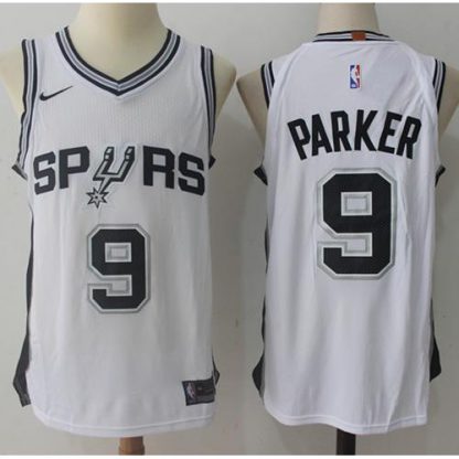 Nike San Antonio Spurs #9 Tony Parker White NBA Swingman Association Edition Jersey