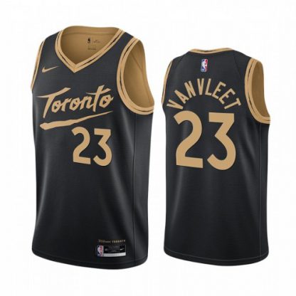 Nike Toronto Raptors #23 Fred VanVleet Black Women's NBA Swingman 2020-21 City Edition Jersey