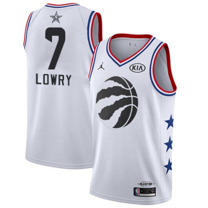 Toronto Raptors #7 Kyle Lowry White NBA Jordan Swingman 2019 All-Star Game Jersey