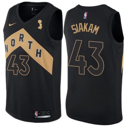 Nike Toronto Raptors #43 Pascal Siakam Black 2019 NBA Finals Champions NBA Swingman City Edition Jersey