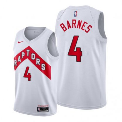 Toronto Toronto Raptors #4 Scottie Barnes Youth White Jersey
