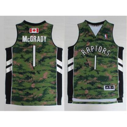 Toronto Raptors #1 Tracy Mcgrady Camo Pride Stitched NBA Jersey