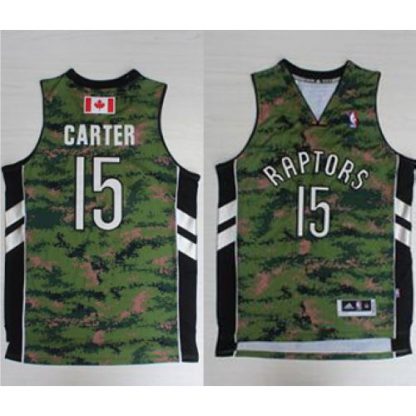 Toronto Raptors #15 Vince Carter Camo Pride Stitched NBA Jersey