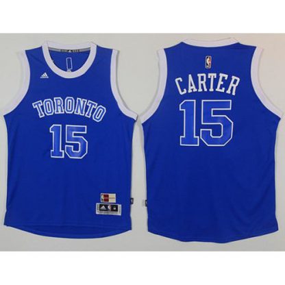 Toronto Raptors #15 Vince Carter Light Blue Throwback Stitched NBA Jersey