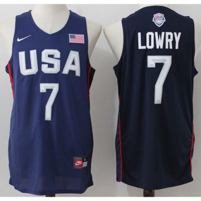Nike Team USA #7 Kyle Lowry Navy Blue 2016 Dream Team Stitched NBA Jersey