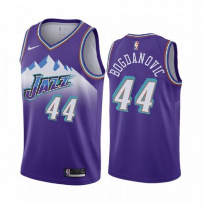 Nike Utah Jazz #44 Bojan Bogdanovic Purple 2019-20 Hardwood Classic Edition Stitched NBA Jersey