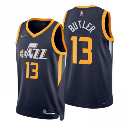 Nike Utah Jazz #13 Jared Butler Navy Men's 2021-22 NBA 75th Anniversary Diamond Swingman Jersey - Icon Edition