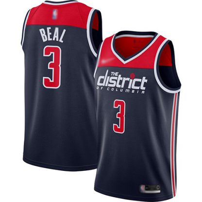 Nike Washington Wizards #3 Bradley Beal Navy Blue NBA Swingman Statement Edition 2019/2020 Jersey