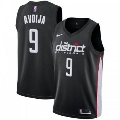 Nike Washington Wizards #9 Deni Avdija Black NBA Swingman City Edition 2018/19 Jersey