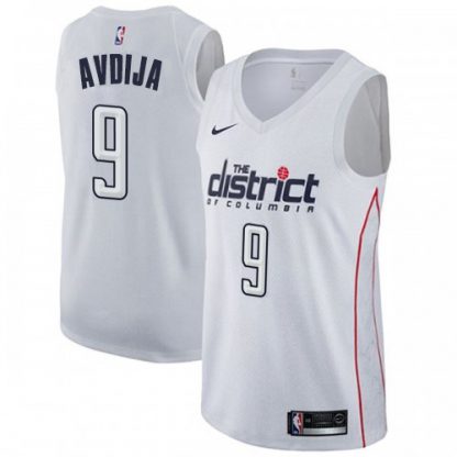 Nike Washington Wizards #9 Deni Avdija White NBA Swingman City Edition Jersey