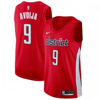 Nike Washington Wizards #9 Deni Avdija Red Women's NBA Swingman Earned Edition Jersey