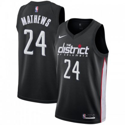 Nike Washington Wizards #24 Garrison Mathews Black Youth NBA Swingman City Edition 2018/19 Jersey
