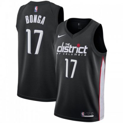 Nike Washington Wizards #17 Isaac Bonga Black NBA Swingman City Edition 2018/19 Jersey