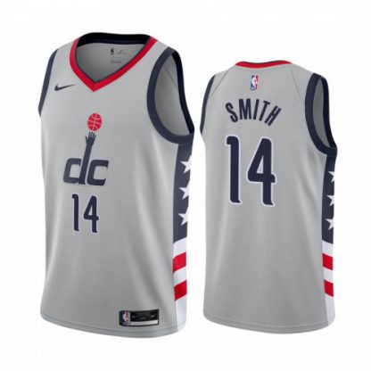 Nike Washington Wizards #14 Ish Smith Gray Youth NBA Swingman 2020-21 City Edition Jersey