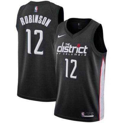 Nike Washington Wizards #12 Jerome Robinson Black NBA Swingman City Edition 2018/19 Jersey