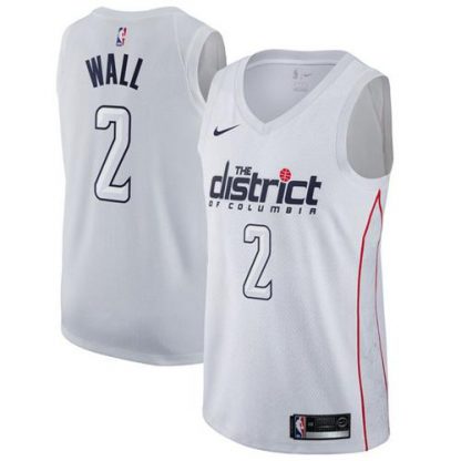 Nike Washington Wizards #2 John Wall White NBA Swingman City Edition Jersey