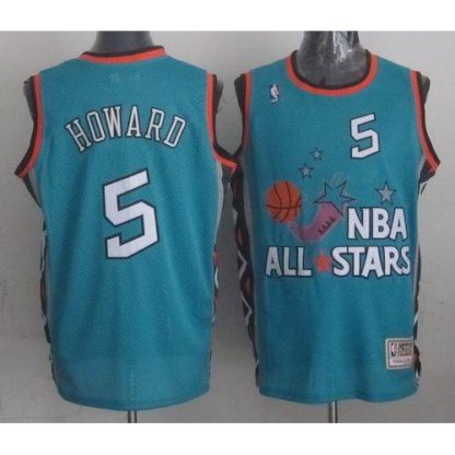 Mitchell And Ness Washington Wizards #5 Juwan Howard Light Blue 1996 All-Star Stitched NBA Jersey