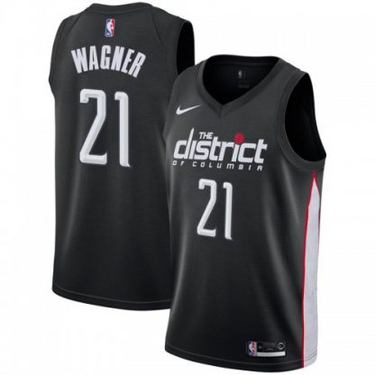 Nike Washington Wizards #21 Moritz Wagner Black Women's NBA Swingman City Edition 2018/19 Jersey