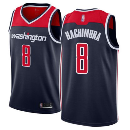 Nike Washington Wizards #8 Rui Hachimura Navy Blue NBA Swingman Statement Edition Jersey