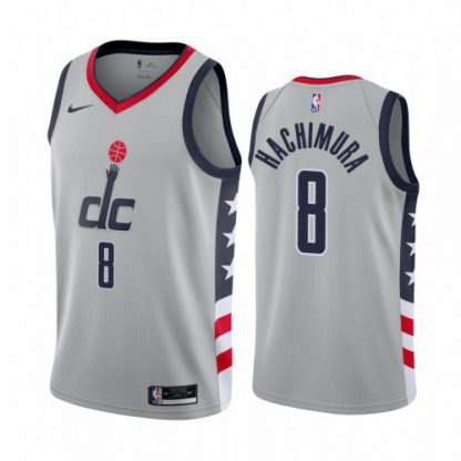 Nike Washington Wizards #8 Rui Hachimura Gray NBA Swingman 2020-21 City Edition Jersey
