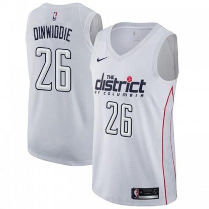 Nike Washington Wizards #26 Spencer Dinwiddie Women's White NBA Swingman City Edition Jersey