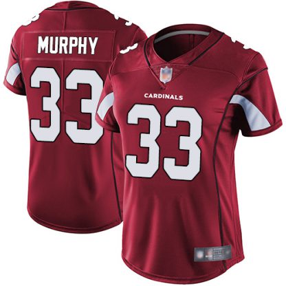 Nike Arizona Cardinals #33 Byron Murphy Red Team Color Women's Stitched NFL Vapor Untouchable Limited Jersey