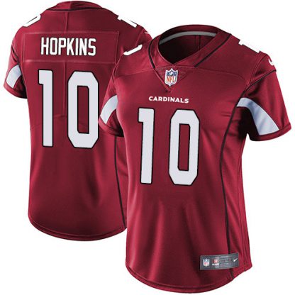 Nike Arizona Cardinals #10 DeAndre Hopkins Red Team Color Women's Stitched NFL Vapor Untouchable Limited Jersey