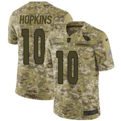Nike Arizona Cardinals #10 DeAndre Hopkins Camo Youth Stitched NFL Limited 2018 Salute To Service Jersey