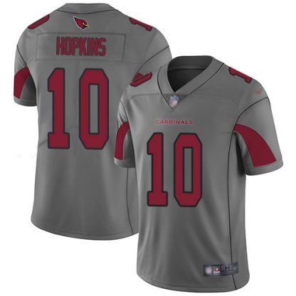 Nike Arizona Cardinals #10 DeAndre Hopkins Silver Youth Stitched NFL Limited Inverted Legend Jersey
