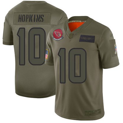Nike Arizona Cardinals #10 DeAndre Hopkins Camo Men's Stitched NFL Limited 2019 Salute To Service Jersey