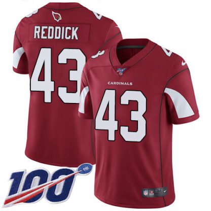 Nike Arizona Cardinals #43 Haason Reddick Red Team Color Men's Stitched NFL 100th Season Vapor Limited Jersey